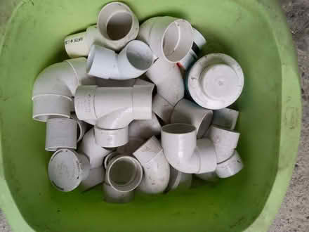 Photo of free Waste fittings, plastic, 'solvent weld', white (Bucknell SY7) #1