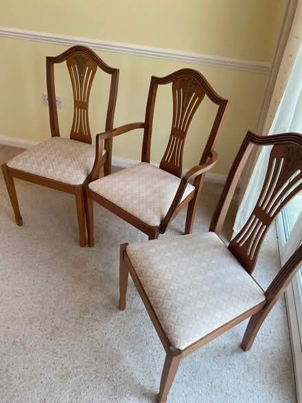 Photo of free 3 dining chairs (Gosport PO12) #1