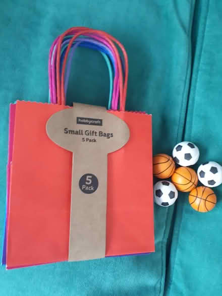 Photo of free Paper gift bags & bouncy balls (Aldingbourne PO20) #1