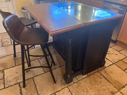 Photo of free marble top island and stools (39th ave and MacArthur) #3
