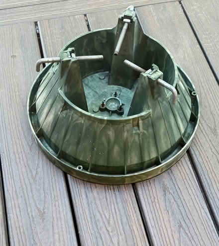 Photo of free Plastic Xmas tree holder (Morgan Hill...East Dunne) #1
