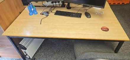 Photo of free 9 x Straight office tables (Worcester WR1) #3