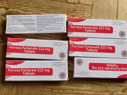 Photo of free Ferrous fumarate Iron tablets 322mg (St Jamesβs Square, Bath) #1