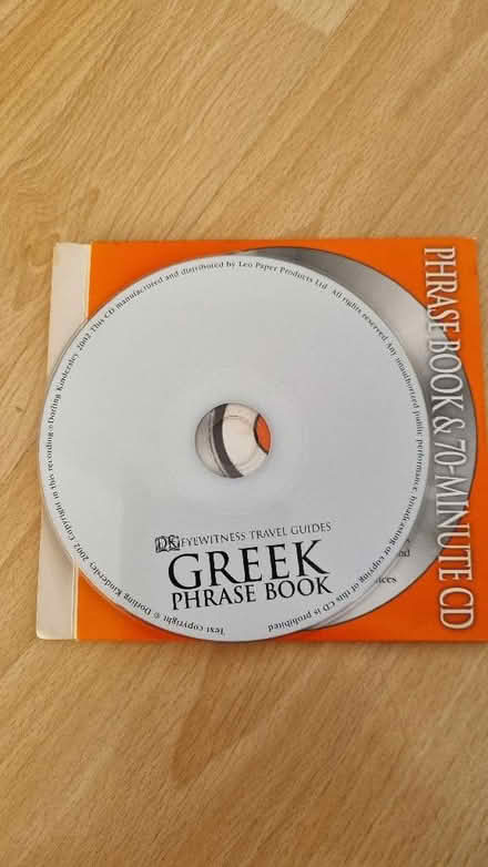 Photo of free Greek phrase cd (St Helens TN35) #1