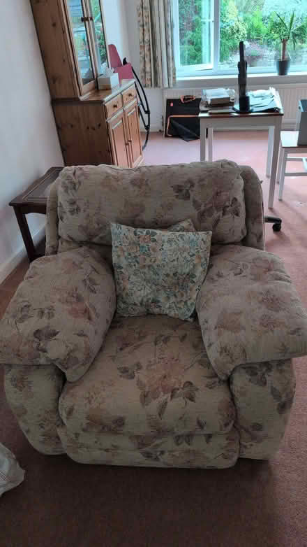 Photo of free Sofa and two armchairs (Whydown TN39) #2