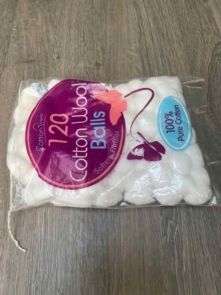 Photo of free Packet of 120 Cotton Wool Balls. Unopened. (Southsea PO4) #2