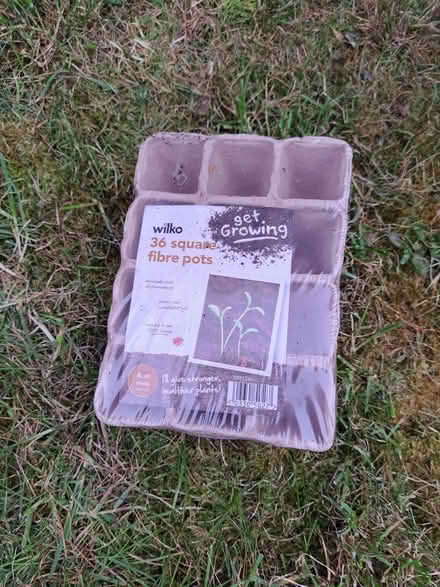Photo of free Square fibre pots (Stone Cross BN23) #1