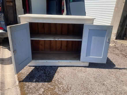 Photo of free Painted wooden cupboard (Oxford OX4, near Iffley Road) #1