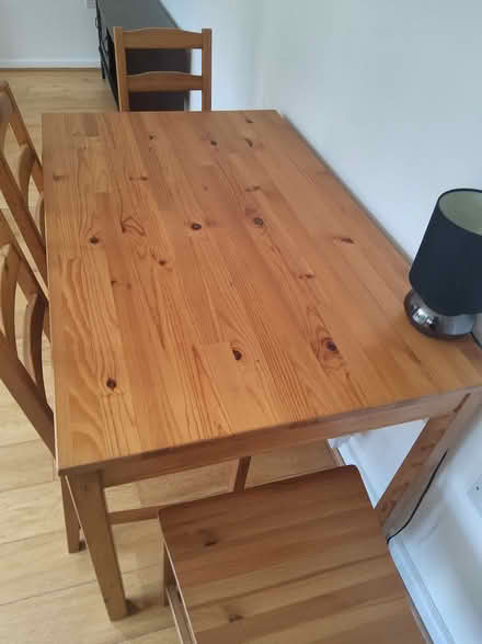 Photo of free IKEA dining table + 4 chairs (Islington South N1) #1