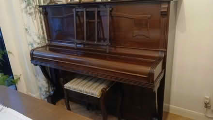 Photo of free Piano and stool (TN39) #1