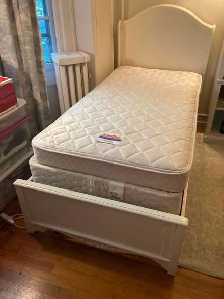 Photo of free White Twin Bed (Bronxville) #1