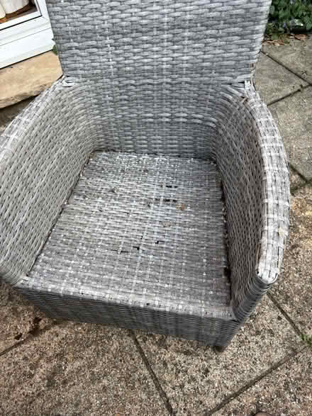 Photo of free Patio glass top table and 4 chairs (Waterlooville PO8) #3