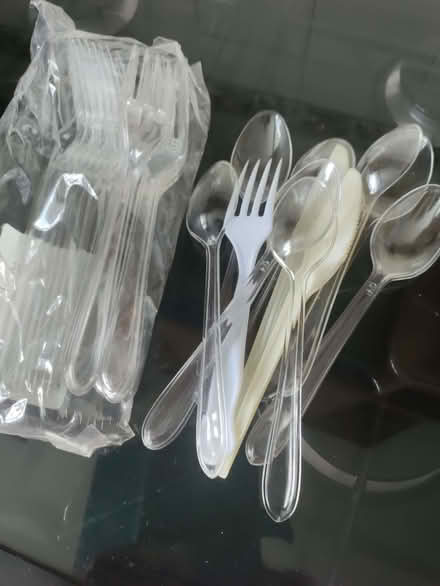 Photo of free Plastic cutlery (mostly forks) (California DE22) #1
