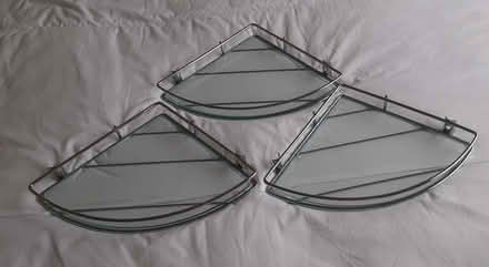 Photo of free Set of 3 glass shelves (with fastenings) (Tilley SY4) #2