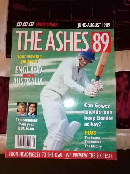 Photo of free BBC The Ashes June-Aug 89 magazine (Tonbridge) #1