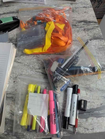 Photo of free Assorted office supplies (North Vanier) #1