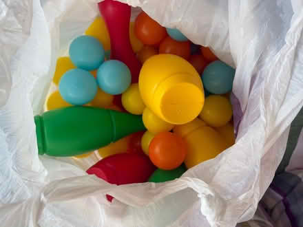 Photo of free Plastic balls and skittles (Penkhull, Stoke. ST4) #1
