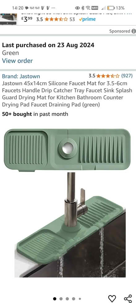 Photo of free Tap/faucet drip mat (Walsall WS2) #3