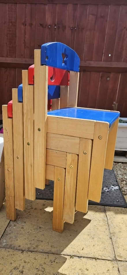 Photo of free Wooden kids chair (Steventon ox13 6fl) #2