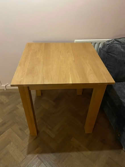 Photo of free Compact dining table and 2 upholstered chairs (Lisvane CF14) #1