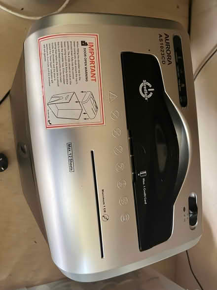 Photo of free Paper shredder (NW10) #1
