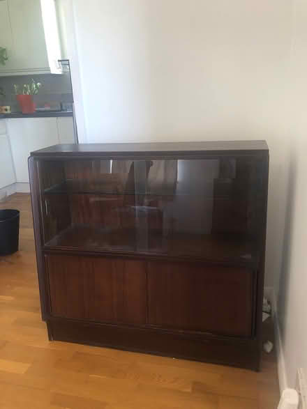 Photo of free Dark Wood Display Cabinet (Preston Road BN1 6) #4