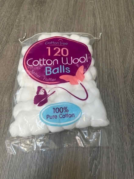 Photo of free Packet of 120 Cotton Wool Balls. Unopened. (Southsea PO4) #1