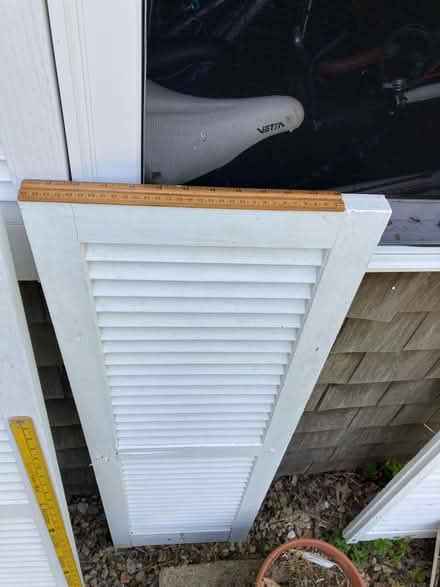Photo of free White wooden window Shutters (Chatham, MA) #2