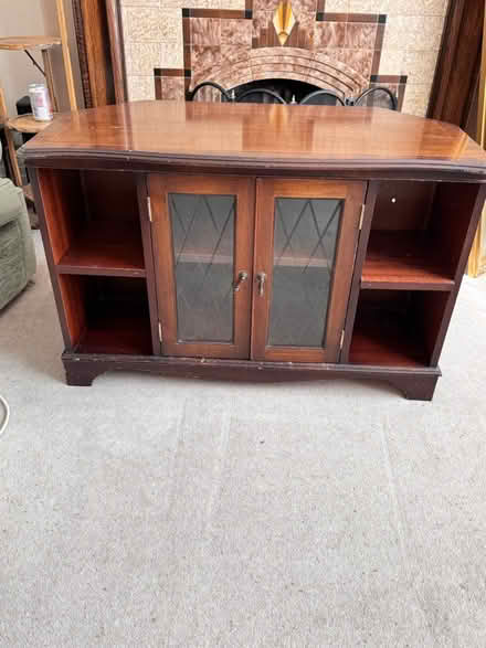 Photo of free Wooden corner tv unit (Long Eaton (NG10)) #1