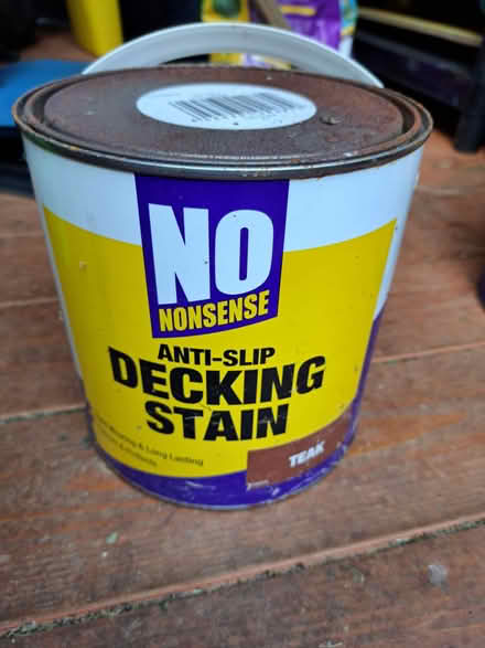 Photo of free Anti slip decking stain (Stone Cross BN23) #1