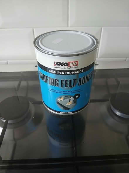 Photo of free Shed felt adhesive (Stoke Newingon) #1