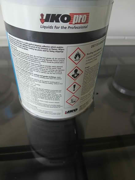 Photo of free Shed felt adhesive (Stoke Newingon) #2