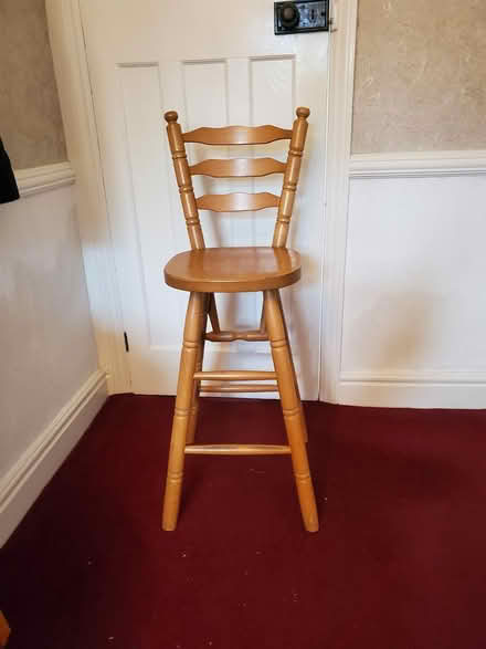 Photo of free Wooden kitchen stool (Crosby Merseyside) #1