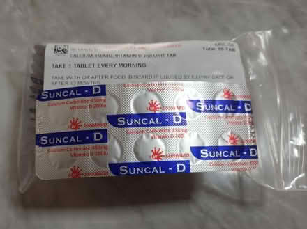 Photo of free Calcium 450mg + Vit D 200 unit tab (Tampines, bukit merah area) #1