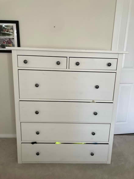 Photo of free Chest of drawers white (B91 Solihull) #1