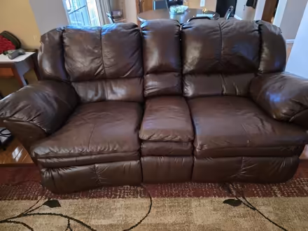 Photo of free 2 leather recliner sofas (Haymarket Va) #1