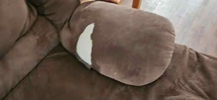 Photo of free Chocolate brown recliner couch (west st paul) #3