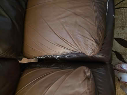 Photo of free 2 leather recliner sofas (Haymarket Va) #3