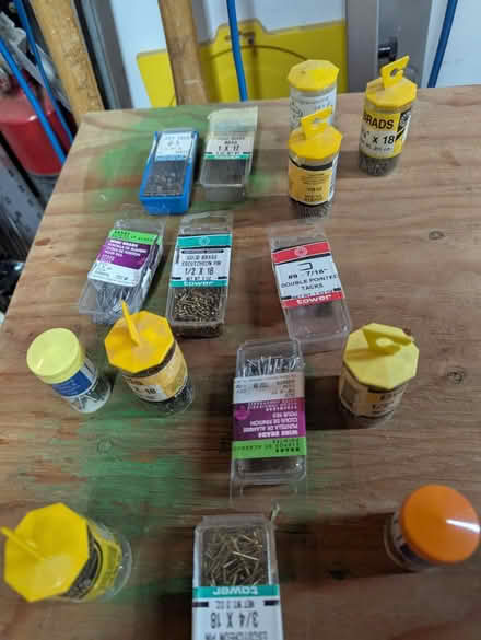 Photo of free Assorted tacks, brads, and nails (Burlingame Easton Addition) #3