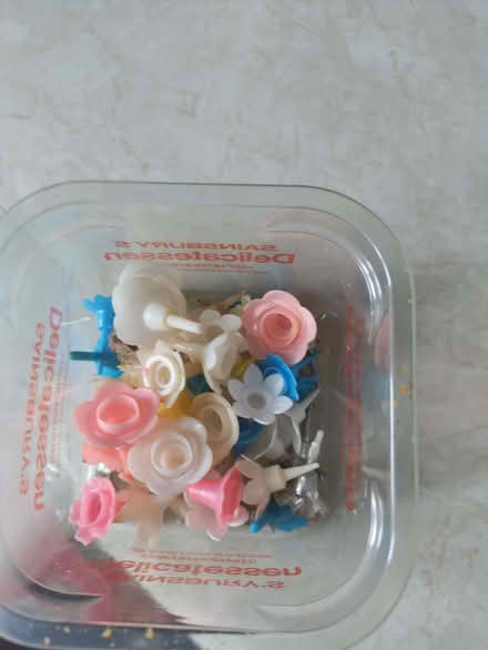 Photo of free Plastic candle holders for cakes (California DE22) #1