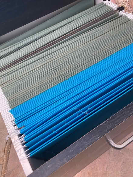 Photo of free Hanging files for filing cabinet (Woodley RG5) #1