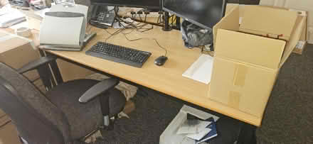 Photo of free 9 x Straight office tables (Worcester WR1) #2