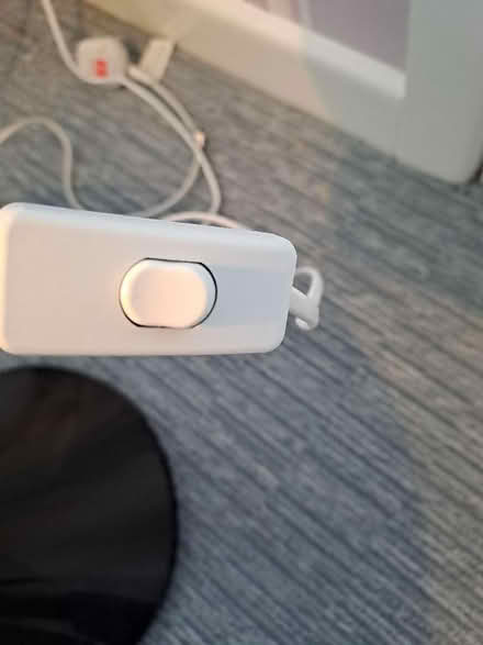 Photo of free Purple bedside lamp (Harefield SO19) #3