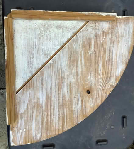 Photo of free Wooden corner shelf (Astley Bridge BL1) #3