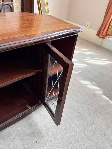 Photo of free Wooden corner tv unit (Long Eaton (NG10)) #3