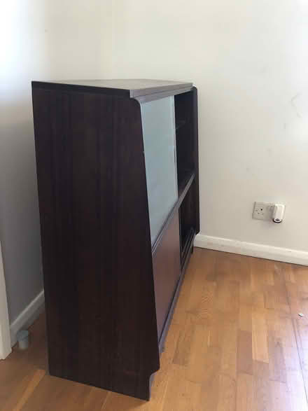 Photo of free Dark Wood Display Cabinet (Preston Road BN1 6) #2