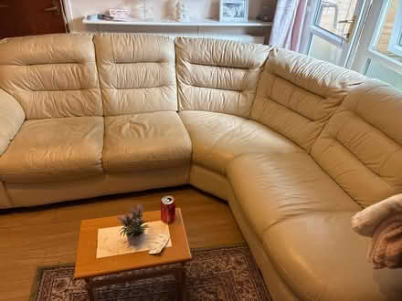 Photo of free Leather corner sofa (Larches PR2) #1