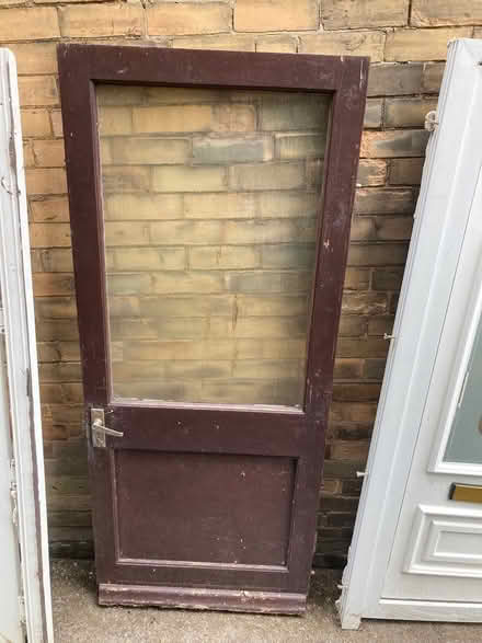 Photo of free Wooden Door with glass panel (Sharrow S11) #1