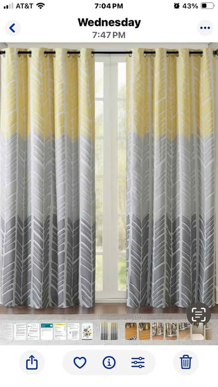 Photo of free Curtains 84 L x 50 W (Scaggsville) #1