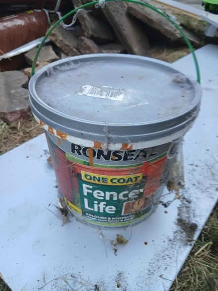 Photo of free Ronseal fence life paint (Canford Heath, BH17 8) #1